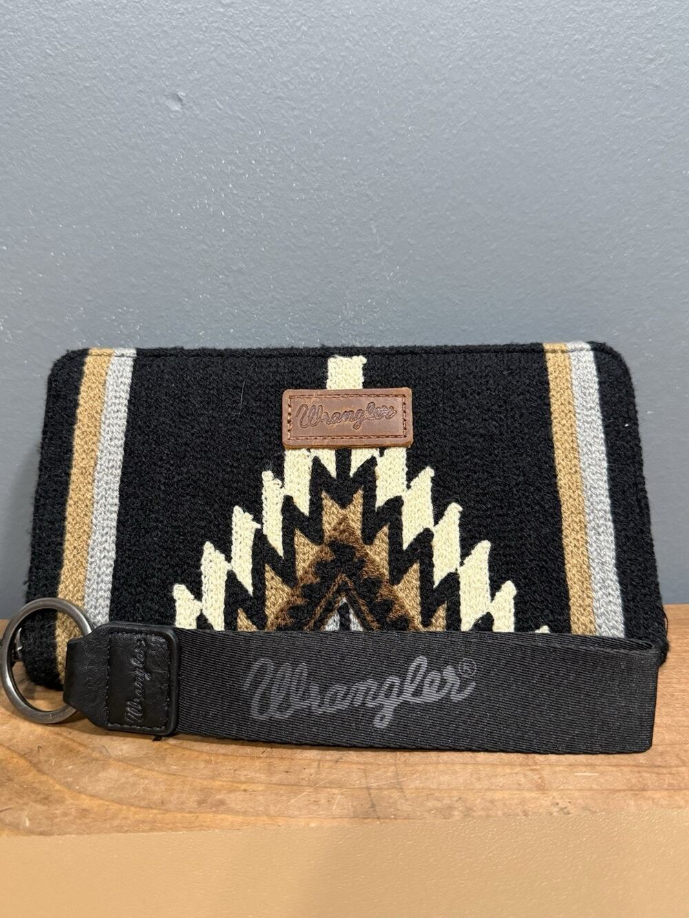 Southwestern Knitted Wallet Wristlet